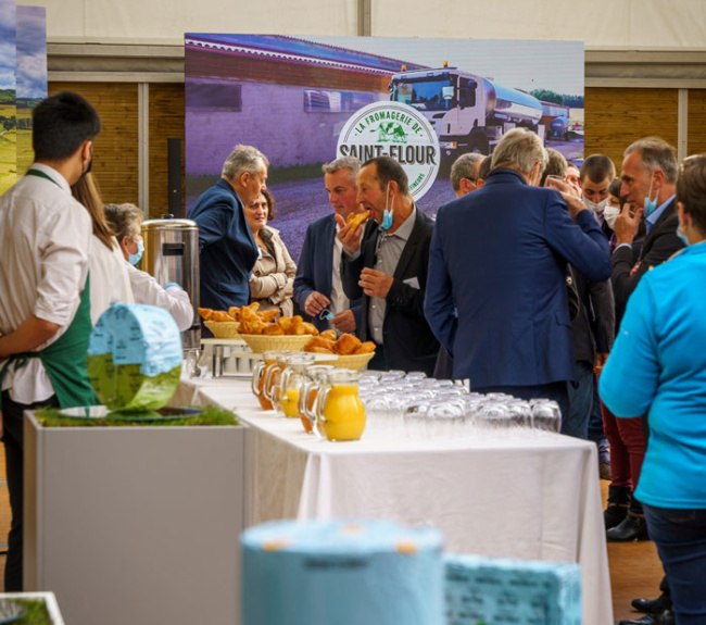 Inauguration de l'extension de la Fromagerie de Saint-Flour