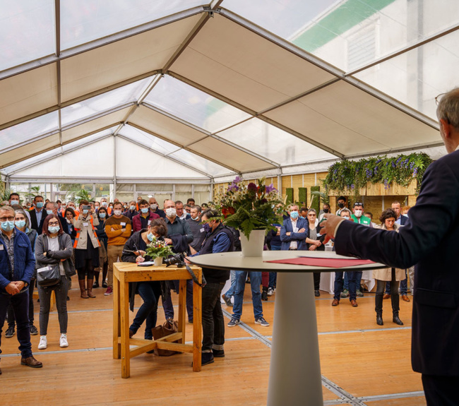 Inauguration de l'extension de la Fromagerie de Saint-Flour