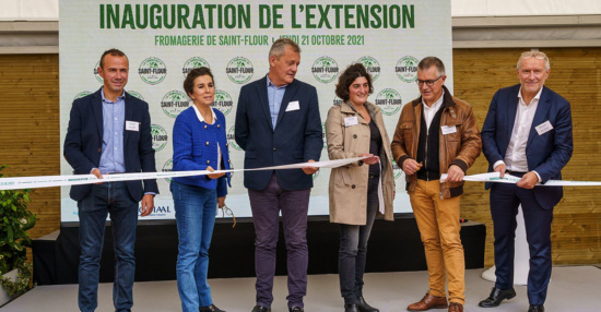 Retour sur l’inauguration de l’extension de la Fromagerie de Saint-Flour !