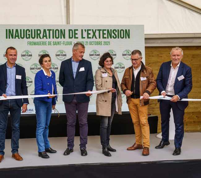 Retour sur l’inauguration de l’extension de la Fromagerie de Saint-Flour !